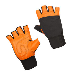 Gants d'entraînement de gymnastique les plus vendus Gants de gymnastique d'haltérophilie avec support de poignet Gants de fitness demi-doigt pour hommes - Product Image 4