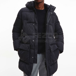 Chaquetas Acolchadas con Capucha Impermeables y Ecológicas de Manga Larga para Invierno, Estilo Personalizado 2025 para Hombre, Precio al por Mayor - Product Image 1