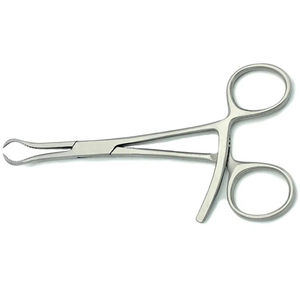 Fórceps de reducción ósea Fórceps de sujeción de hueso de acero inoxidable quirúrgico curvo ortopédico de 5,5 pulgadas por SALAAR INDUSTRY - Product Image 4