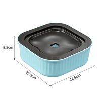 Gamelle flottante anti-éclaboussures pour chien et chat, gamelle anti-déversement à alimentation lente pour animaux de compagnie, fournitures d'alimentation pour animaux, vente en gros