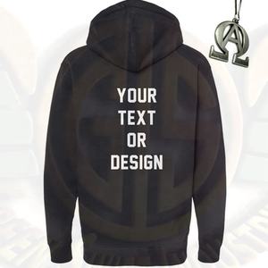 Sweat à capuche clouté zippé noir Grunge Zip Cross Pendant - Product Image 4