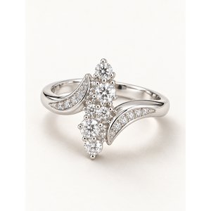 Celestia 18K <b>Gold</b> Plated Marquise CZ <b>Vintage</b> <b>Ring</b> - Product Image 1