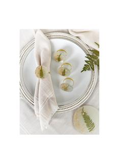 แหวนผ้าเช็ดปากทำด้วยมือทำจากเรซิ่นที่มีลวดลายหมุนไม่ซ้ำใครหรูหราสำหรับวันหยุดงานเลี้ยงอาหารค่ำในงานแต่งงาน - Product Image 1