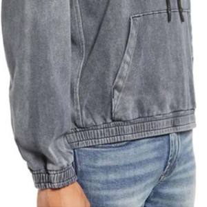 เสื้อมีฮู้ดขนาดใหญ่พิเศษมีซิปไซส์ใหญ่พิเศษสำหรับทุกเพศเสื้อมีฮู้ดสีดำแนวสตรีทเสื้อสเวตเชิ้ตว่างเปล่า - Product Image 5