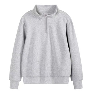 Chaqueta con capucha de lana abullonada de gran tamaño personalizada para hombre, cremallera en medio pecho, 3D digital impresión en relieve, ajuste holgado bordado - Product Image 5