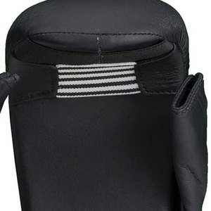 ถุงมือคาราเต้ประสิทธิภาพสูงสำหรับฝึกซ้อมและฝึกถุงมือหนังน้ำหนักเบาทนทานพร้อมยางยืดรัดข้อมือ - Product Image 5