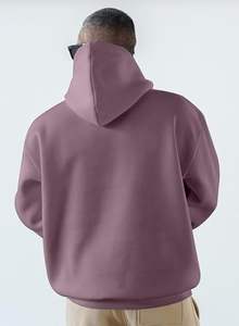 เสื้อฮู้ดผู้ชายแฟชั่น2025 | เสื้อสวมหัวขนแกะขนาดใหญ่และสไตล์ซิป | โลโก้ที่กำหนดเองขายส่งเสื้อผ้ากีฬา - Product Image 2