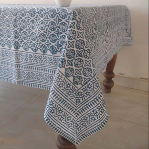 Nappe rectangle moderne multi-personnalisable en pur coton faite à la main nouvelle ferme indienne mariage usage domestique bloc solide imprimé - Product Image 2