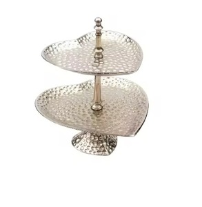 Soportes Decorativos para Pasteles de Metal Hechos a Mano Ecológicos en Oro Rosa, Soporte Decorativo para Pasteles para Fiestas y Bodas - Product Image 3