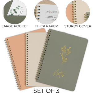 Quaderno A5 Personalizzato <span class=keywords><strong>con</strong></span> Logo, Rilegatura a Spirale Dorata, 25 Fogli, Copertina Rigida, Portatile, per Regali Aziendali <span class=keywords><strong>e</strong></span> Branding - Product Image 2