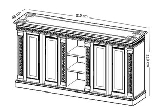 Nouvel Arrivage – Ensemble de Bureau Exécutif en Bois Massif Sculpté, Style Ottoman, Fait Main et Durable, pour la Vente en Gros - Product Image 4