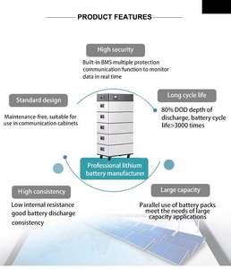 Dawnice ESS 48V 100Ah 200Ah 51.2v 5kwh 10kwh 15kwh 20kwh 30kw Lithium LiFePO4 Batterie solaire au lithium Système de stockage d'énergie domestique - Product Image 3
