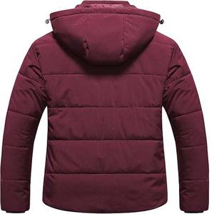 Servicio OEM, Chaqueta Impermeable de Lona de Dos Tonos Personalizada, Chaqueta de Invierno Informal con Cuello Alto y Cierre de Cremallera, Reversible, Talla XS - Product Image 6