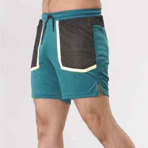 Pantalones cortos de malla transpirables ligeros de diseño personalizado para hombres Eco-Friendly High Street Fitness Baloncesto Correr Servicio OEM - Product Image 6