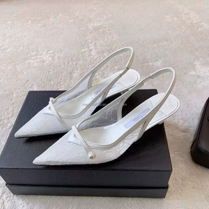 JC MIRA 2026 SS Zapatos de Tacón Alto con Encaje Sexy, Zapatos de Tacón Bajo para Mujer, Alta Calidad, Gran Venta - Product Image 1