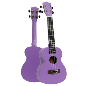 23 Inch Purple Concert <b>Ukulele</b> Kit with Bag, <b>Strap</b> & Picks | Midex UKX-233PRP - Product Image 2
