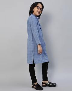 Conjunto de ropa de fusión tradicional para niños de estilo moderno para fiestas de estilo largo para eventos infantiles - Product Image 3