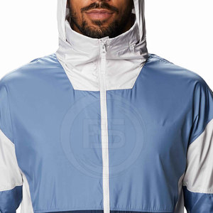 OEM High Quality Hooded <b>Winter</b> Windbreaker Jacket 100% Polyester Front Logo Stylish Men's Waterproof Windproof Wholesale Fashion - Product Image 4
