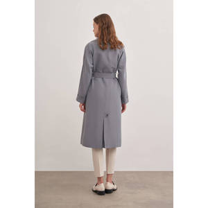 Trench-coat classique pour femme - Gris - Product Image 4