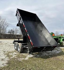 Remolque Agrícola Hidráulico con Volquete Trasero, Eje Tándem, Semirremolque Motorizado Multifuncional, Garantía de 3 Años, Velocidad Máxima de Remolque de 600 km/h - Product Image 1
