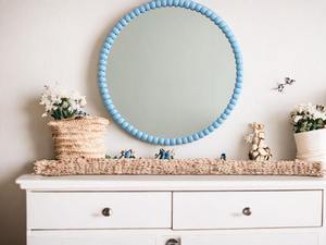 Miroir en verre européen de luxe fait main pour la décoration intérieure, accessoire de peinture sur le thème, design industriel moderne, ensemble de 4 pièces, élégant - Product Image 3