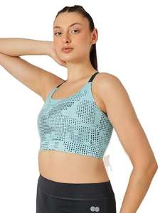 Sujetador deportivo sostenible para mujer, tejido de poliéster transpirable, respetuoso con el medio ambiente, ropa deportiva acolchada para mujer, venta al por mayor, 2025 - Product Image 5