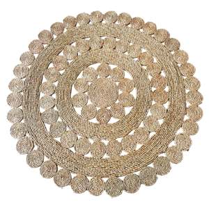 <b>Carpet</b> Mendong Tusuk Spasi Coaster <b>Round</b> - Product Image 1