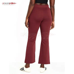 Pantalones de chándal Acampanados para mujer Everyday Wear con tejido elástico y pantalón de mujer de gran tamaño - Product Image 3