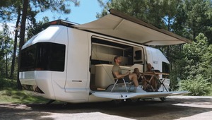 Top Quality 2 To 8 Person Lightweight Modern Caravan Camper Trailer with Fridge for Truck Camping and Travel Ready For Delivery - Product Image 3