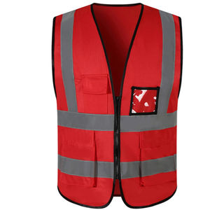 Hommes de haute qualité à manches longues gilet de travail hiver haute visibilité sécurité réfléchissant logo personnalisable en gros - Product Image 1