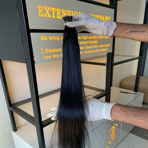 100 hebras Nano anillos Micro enlaces extensiones de cabello humano Rubio natural Micro Bead Loop Pre Bonded Remy - Product Image 1