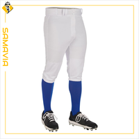 SAMAVIA Industry Pantalon Capri de baseball court pour hommes Design personnalisé, vêtements de sport 3/4, grandes tailles coutures de qualité supérieure