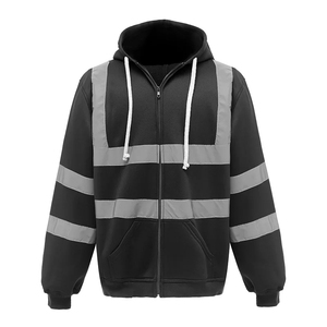 Sudadera con capucha reflectante de alta visibilidad para hombre, chaqueta de seguridad de alta visibilidad, ropa de trabajo de invierno, sudadera, ropa reflectante hecha a medida - Product Image 6