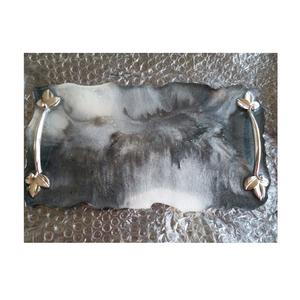 Plato de resina brillante, acabado artesanal vibrante, ideal para mesa de comedor, mesa de centro o elegantes arreglos decorativos festivos - Product Image 6