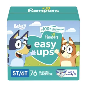 Pour Easy Ups Bluey Cotton Cloth Training Pants Prévention des fuites 3D pour les tout-petits garçons 5T-6T 76 Count (Sélectionnez pour plus d'options) - Product Image 3