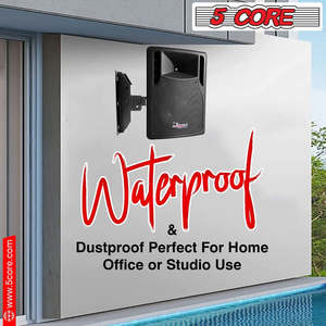 5Core Speaker <b>Wall</b> Mount Rotatable Angle Mounting <b>Bracket</b> <b>Wall</b> Speakers Holder - Product Image 3