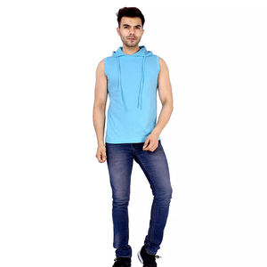 Wholesale Male <b>Sleeveless</b> Workout Sports Wear <b>Hoodies</b> Fitness <b>Men</b> Gym <b>Hoodies</b> - Product Image 6