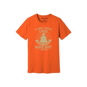 T-shirt 100% coton avec impression de thèmes de bouddha Style décontracté 12 options de couleur 160-180 Placement de conception personnalisable GSM lourd - Product Image 2