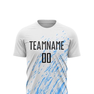 Maillot de football personnalisé pour homme 100% polyester avec logo et nom sur le devant, service OEM pour uniformes d'équipe, tailles jeunes et enfants, découpe automatisée - Product Image 2