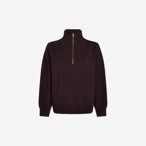 Ensemble de survêtement polaire à demi-fermeture à glissière avec logo personnalisé grandes tailles sweat-shirt d'hiver à la mode pantalon de survêtement lavé pour le confort du printemps - Product Image 1