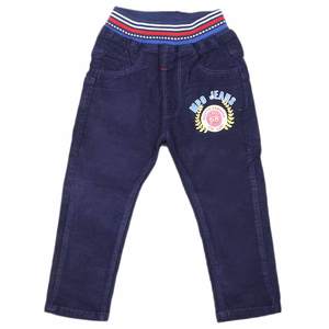 Pantalon en velours côtelé pour garçons - Bleu marine - Product Image 1