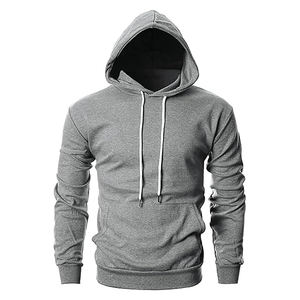 Sweat à capuche décontracté pour homme, personnalisé, en polyester/coton, polaire léger, respirant, séchage rapide, évacuation de l'humidité - Product Image 2