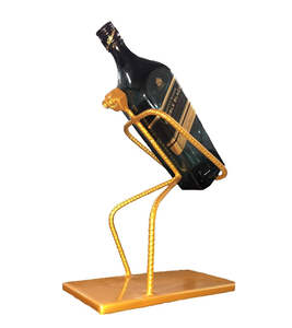 Meilleures ventes de support de bouteille en métal de haute qualité design décoratif pour la maison avec taille personnalisée disponible à la vente - Product Image 4