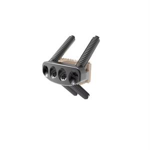 Cage lombaire postérieure en acier inoxydable Solingmed SM-444 pour chirurgie vétérinaire, implant médical, certifiée CE, pour technique Peak TLIF - Product Image 2