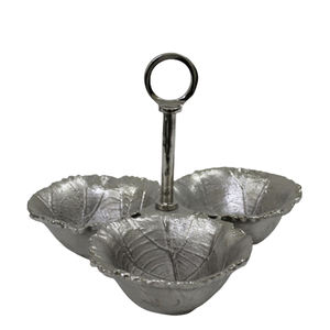 เครื่องครัวชามกระต่ายแบบทันสมัยทำด้วยมืออลูมิเนียมโลหะเคลือบด้วยนิกเกิลหยาบจากโรงงานขายส่งสำหรับปาร์ตี้ - Product Image 6