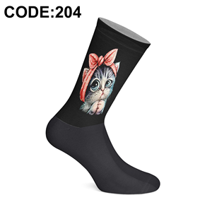 Chaussettes de sublimation de qualité turque, impression intégrale, design artistique numérique, couleurs vibrantes, fabriquées à Istanbul, style unisexe, coupe classique - Product Image 1