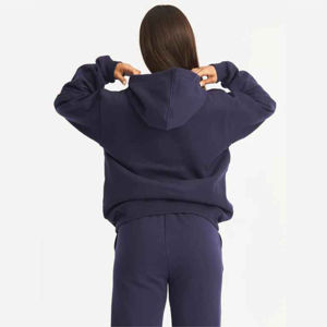 Survêtement Jogging Femmes Confortable Respirant Vente en Gros Service OEM Survêtement Femmes Survêtement 2 Pièces Ensemble de Pantalons à Capuche - Product Image 5