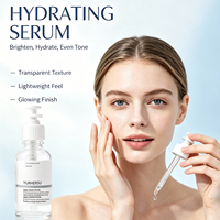 Sérum éclaircissant et illuminateur pour le visage à l'alpha-arbutine 2 %, acide hyaluronique et niacinamide, léger, soin de la peau, marque privée OEM