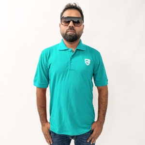 เสื้อโปโลผ้าฝ้าย100% แขนสั้นเข้ารูปลำลองสำหรับผู้ชายดีไซน์ใหม่แบบกำหนดเอง - Product Image 4