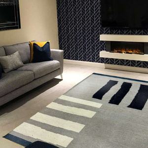 Best Price Handwoven Printed Jute <b>Rug</b> Quality Persian Solid Square Carpet for Home Office Dining Woven Techniques for Room <b>Space</b> - Product Image 4
